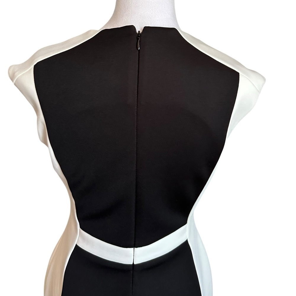 NWT Calvin Klein Colorblocked Scuba Sheath Dress Size 4 - Picture 9 of 17